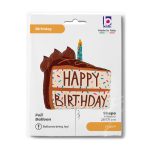 28 Μπαλόνι κομμάτι Τούρτας 'Happy Birthday'
