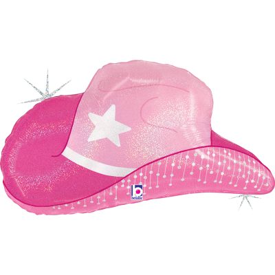 26 Μπαλόνι ροζ Καπέλο Cowgirl