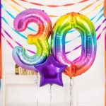 Μπαλόνια Αριθμοί Rainbow 76cm - 30