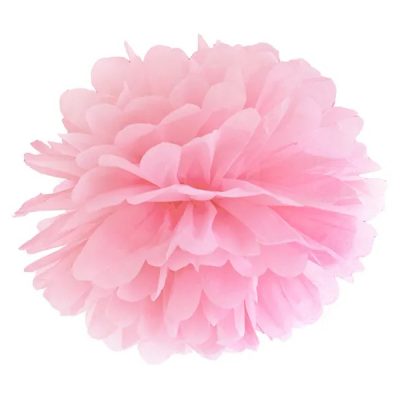 Ροζ χάρτινο Pom Pom