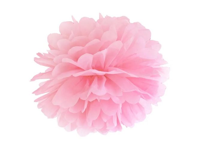 Ροζ χάρτινο Pom Pom