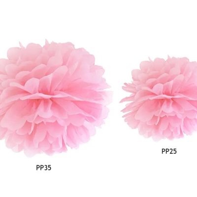 Ροζ χάρτινο Pom Pom