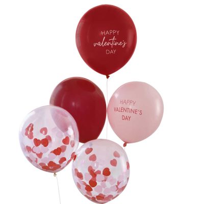 Σετ μπαλονιών Happy Valentine's Day 5 τεμ