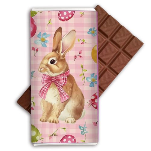 Σοκολάτα Πασχαλινή - Κουνελάκι με Φιόγκο