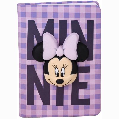 Τετράδιο 3D κεφάλι Minnie Mouse