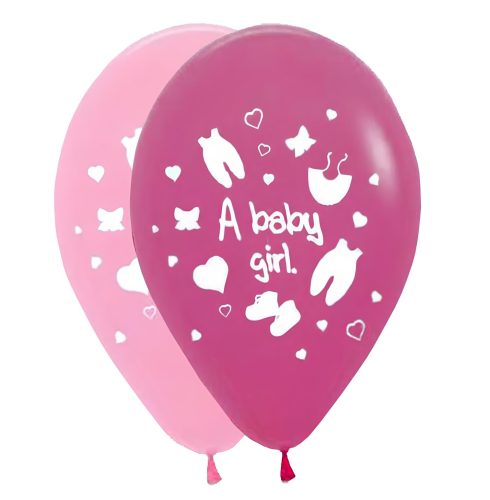 12 Μπαλόνι A baby girl ρουχάκια