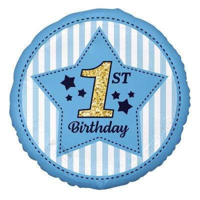 18 Μπαλόνι 1st Birthday Μπλε