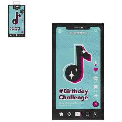 Χαρτοπετσέτες Πάρτυ Tik Tok 20 τεμ