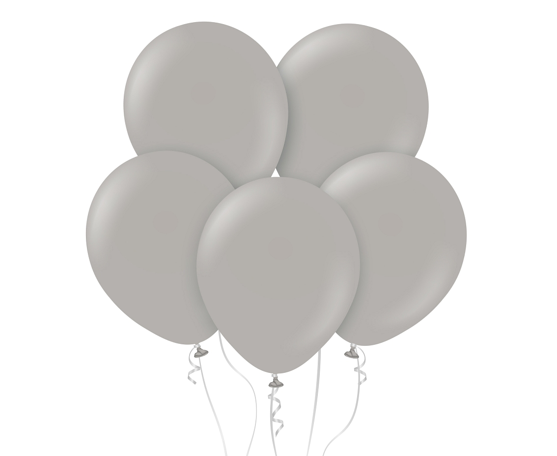 Γκρι Latex μπαλόνια 10 τεμ Γκρι Latex μπαλόνια 10 τεμ