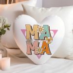 Μαξιλάρι Καρδιά - ΜΑΜΑ Μαργαρίτες