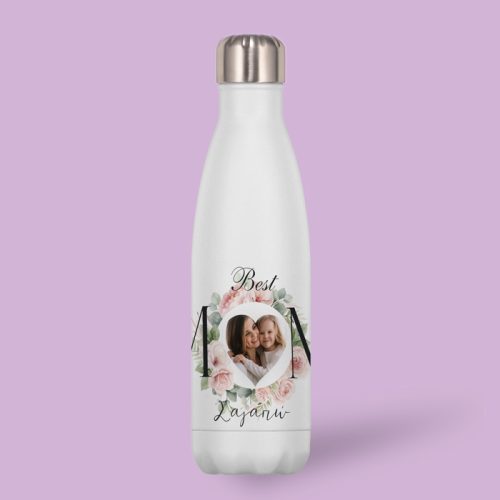 Μπουκάλι Θερμός Μαμά Best Mom με φωτογραφία