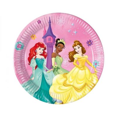 Πιάτα γλυκού Πριγκίπισσες Disney 8 τεμ
