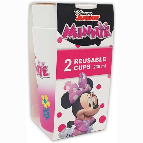Ποτήρια πολλαπλών χρήσεων Minnie Mouse 2 τεμ