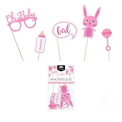 PhotoBooth Props Baby Girl 5 τεμ