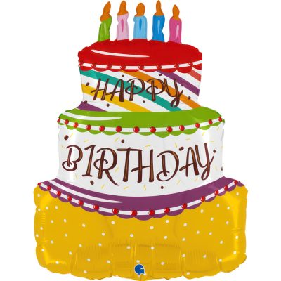 23 Μπαλόνι Happy Birthday Cake