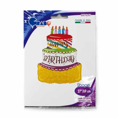 23 Μπαλόνι Happy Birthday Cake