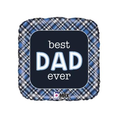 18" Μπαλόνι Best Dad Ever - φουσκωμένο με ήλιον