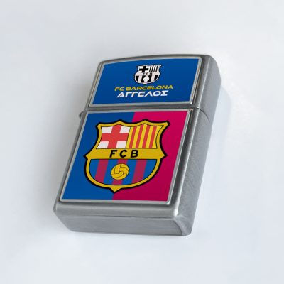 Αναπτήρας Μεταλλικός Τύπου Zippo - FC Barcelona