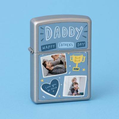 Αναπτήρας Μεταλλικός Τύπου Zippo - Happy Father's Day