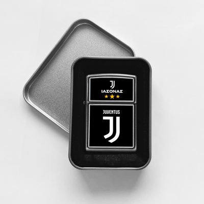 Αναπτήρας Μεταλλικός Τύπου Zippo - Juventus