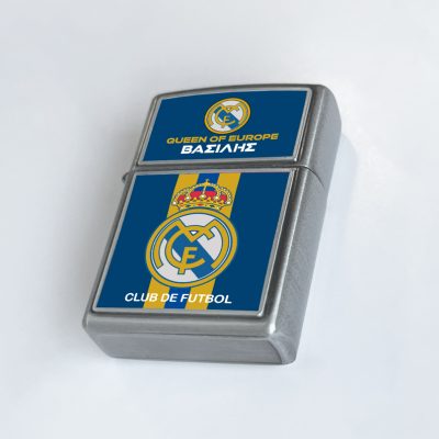Αναπτήρας Μεταλλικός Τύπου Zippo - Real Madrid Ποδόσφαιρο