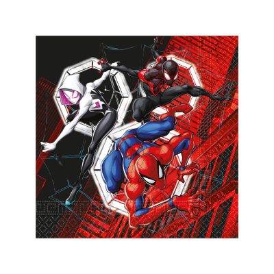 Χαρτοπετσέτες Spiderman - World of Web 20 τεμ