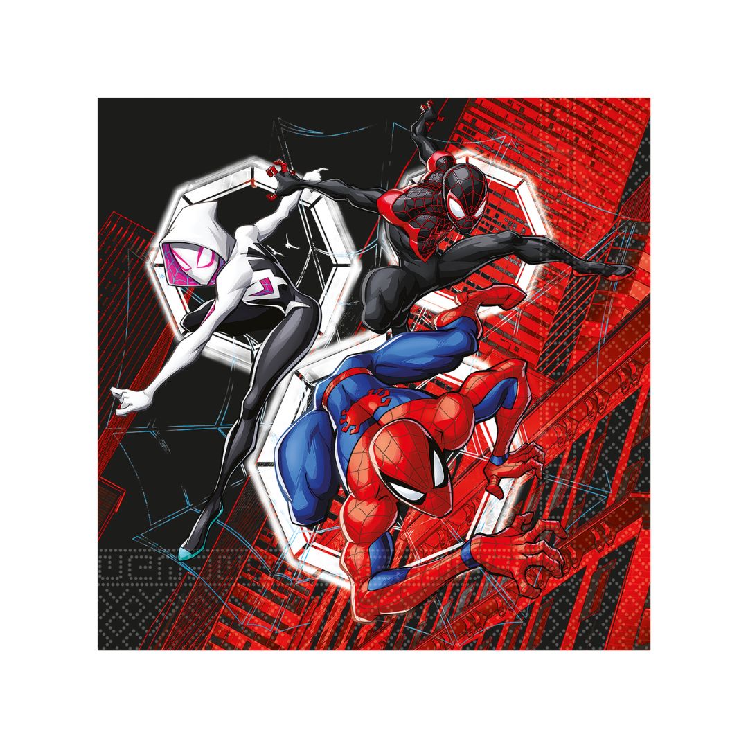 Χαρτοπετσέτες Spiderman - World of Web 20 τεμ Χαρτοπετσέτες Spiderman - World of Web 20 τεμ