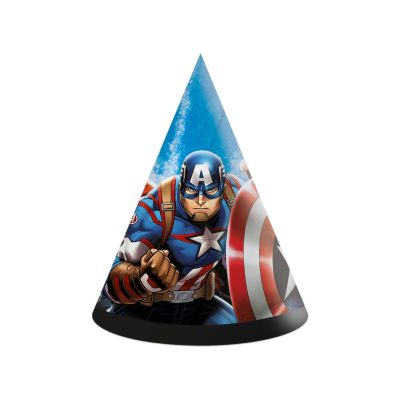 Καπελάκια πάρτυ Avengers Evergreen 6 τεμ
