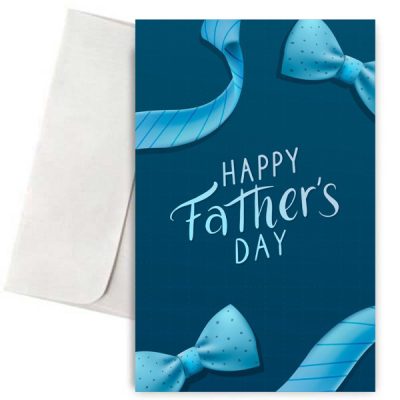 Κάρτα για Μπαμπά - Happy Father's Day Blue