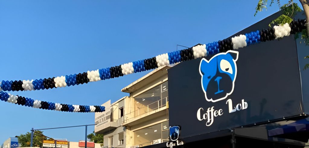 Μαύρο Foil Μπαλόνι 4πλο για γιρλάντα 40 cm