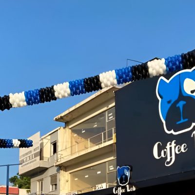 Μαύρο Foil Μπαλόνι 4πλο για γιρλάντα 40 cm
