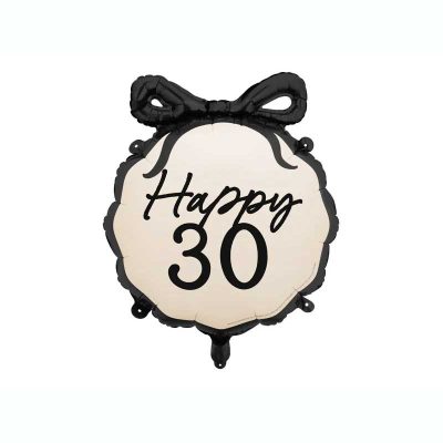 26 Μπαλόνι Happy 30 Με Φιόγκο