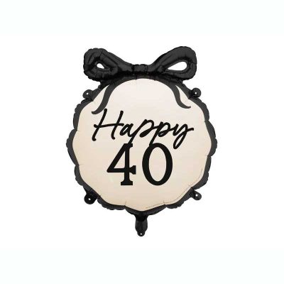26 Μπαλόνι Happy 40 Με φιόγκο