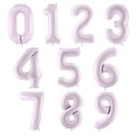 Μπαλόνια Αριθμοί Λιλά 86 cm - 34