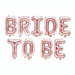 Μπαλόνια ροζ χρυσό Bride to Be