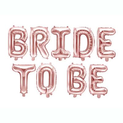 Μπαλόνια ροζ χρυσό Bride to Be
