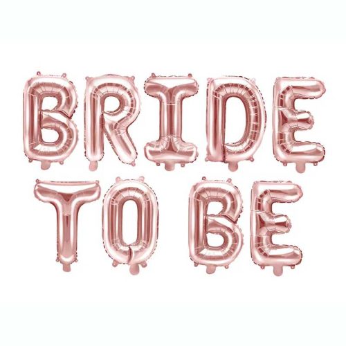 Μπαλόνια ροζ χρυσό Bride to Be
