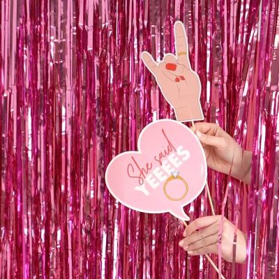 Photobooth Props “She said Yes!” 5 τεμ
