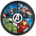 Πιάτα φαγητού Avengers - Evergreen 8 τεμ