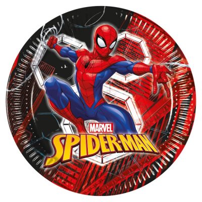 Πιάτα φαγητού Spiderman - World of Web 8 τεμ