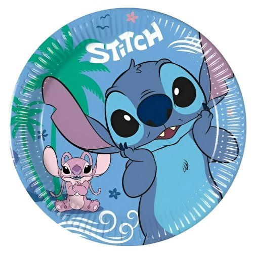 Πιάτα φαγητού Stitch & Angel 8 τεμ