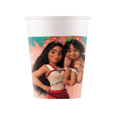 Ποτήρια Χάρτινα Μοάνα 8 τεμ