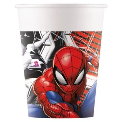 Ποτήρια πάρτυ Spiderman - World of Web 8 τεμ