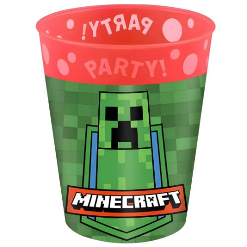 Ποτήρια πολλαπλών χρήσεων -Minecraft 4 τεμ