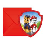 Προσκλήσεις πάρτυ Paw Patrol - Rescue Heroes 6 τεμ
