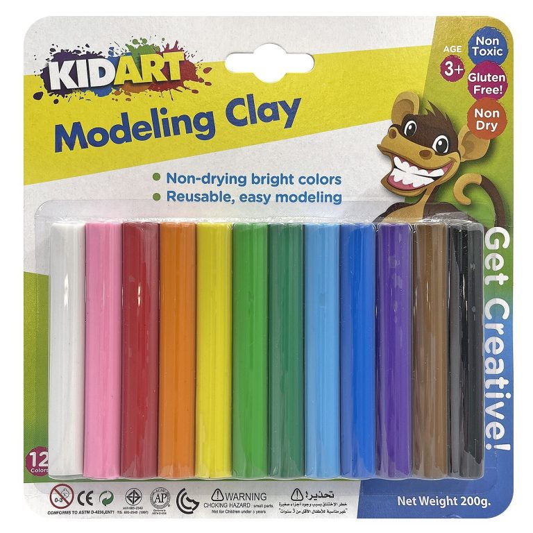 Σετ Πλαστελίνες 12 χρώματα