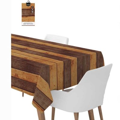 Τραπεζομάντηλο Mε Εφέ Ξύλου - Πλαστικό