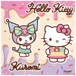 Χαρτοπετσέτες Hello Kitty & Kuromi 20 τεμ