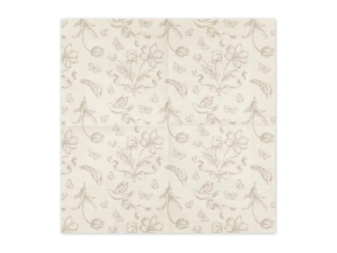 Χαρτοπετσέτες vintage λουλούδια 20 τεμ