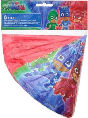 Καπελάκια Pj Masks 6 τεμ